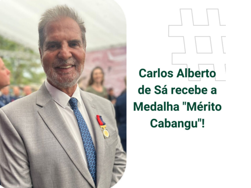 Carlos Alberto de Sá recebe a Medalha “Mérito Cabangu”